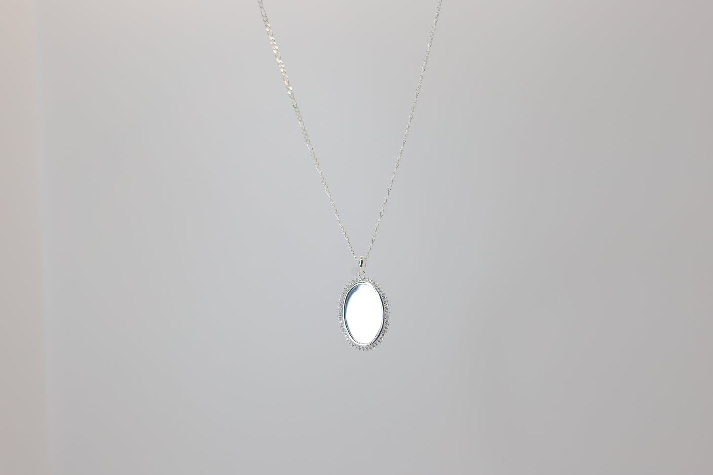 Ovaal Spiegel Ketting