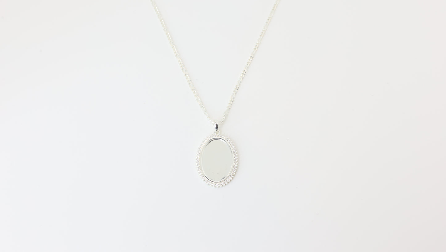 Ovaal Spiegel Ketting