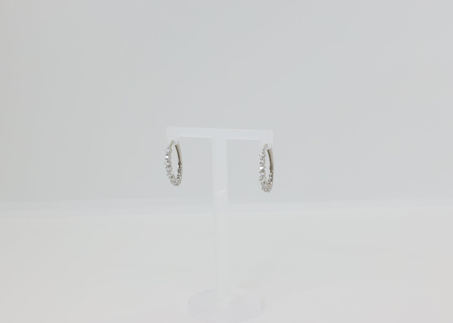 Zilveren Elegance Hoop