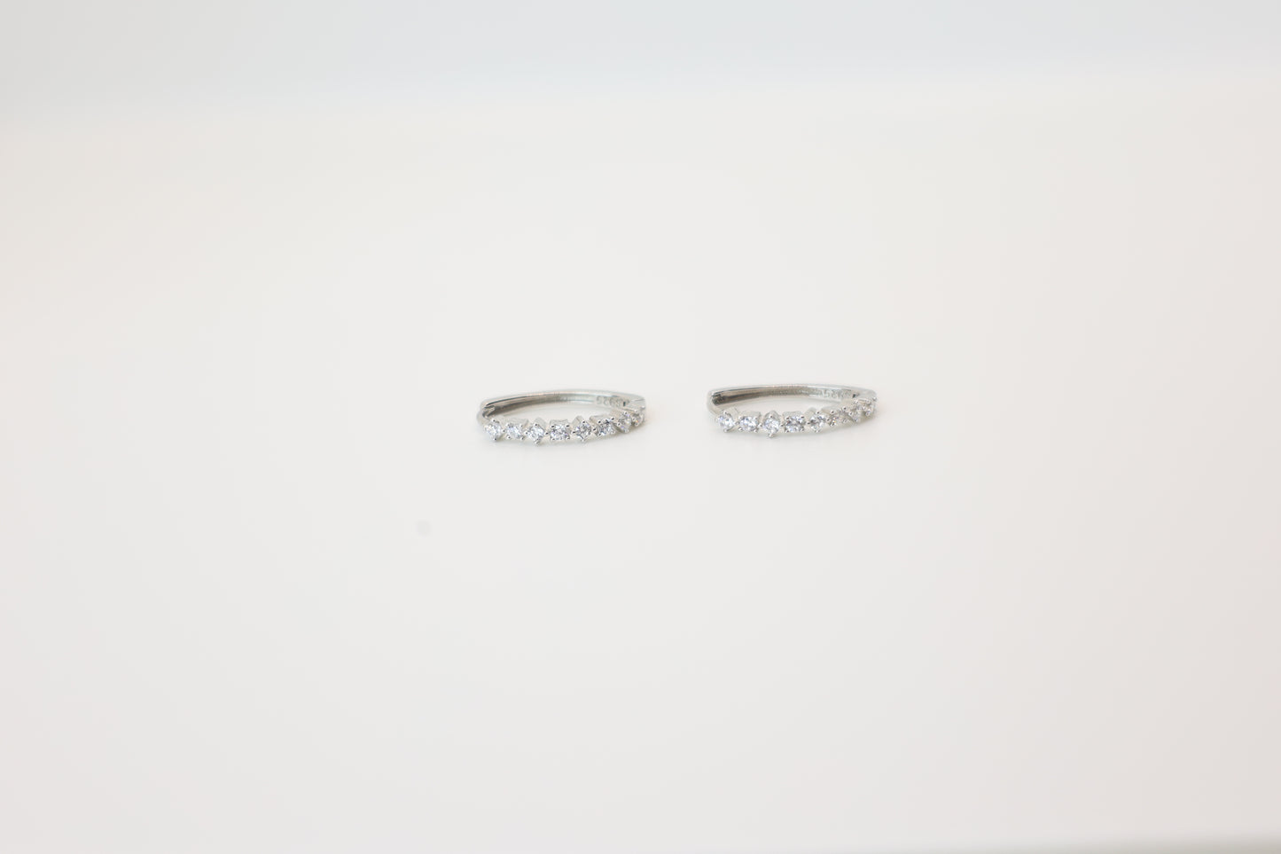 Zilveren Elegance Hoop