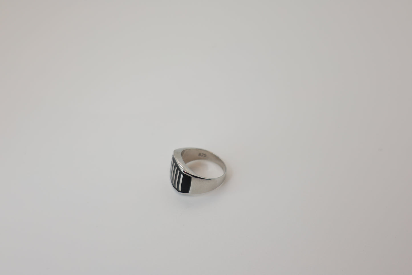 Zwarte Stijl Ring